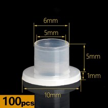 T형 나일론 계단형 와셔 오목볼록 스레드 부싱 절연 펠렛