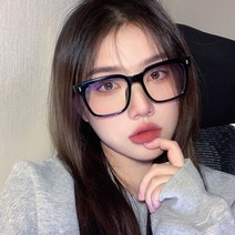 투명테 안경 코받침 없는 블루 라이트 차단 안경테