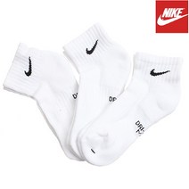 나이키 Y 에브리데이 쿠션 앙클 3팩 양말 (SX6844-100), SX6844-100_22(S)