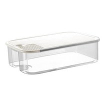 준비 컨테이너 과일 컨테이너 여행용 뚜껑이있는 다기능 북유럽 식품 보관 용기 냉장고 주최자 가정용 주방, 하얀색, PP