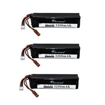 1-3pcs Frsky Taranis X9D Plus 송신기 7.4V Lipo 배터리 장난감 액세서리 용 3200 V 7.4 MAH 충전식, [04] green