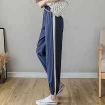 기타 알라딘바지 코튼 라인 벌룬 팬츠 여성 캐주얼 면 바지