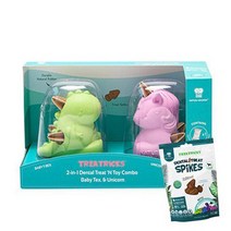 네추라너리쉬 장난감 미니공룡 세트 + 덴탈트릿 리필 닭고기맛 32p, 혼합색상 × 1세트