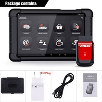 자동차 진단기 스캐너 ancel x6 obd2 전문 abs 에어백 오일 epb dpf 재설정 obd 2 코드 리더 진단 도구, ancel x6 eu 플러그