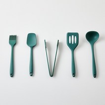 모던하우스 한끼쿡 실리콘 키친툴 5P GREEN, 단품