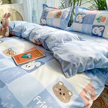 햄프린넨 침대 시트 2 인용... 유로 북유럽 커버 150 침구 세트 이불, 16 16_02 Double(4pcs 150x200)