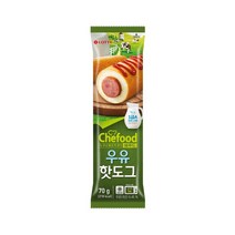 롯데 Chefood 우유핫도그 70g 4개 혼밥 간편식 아침대용 캠핑음식, 2개