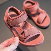 유블리 아동 아동공용 편한 여름 벨크로 샌들 태바
