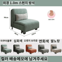소파 베드 침대 겸용 간이 1인용 싱글 자취 원룸 개인 오피스텔, 1개, 스폰지