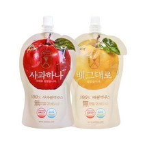산지애 배그대로 주스30팩 + 사과주스30팩 / 사과즙 배즙 착즙 NFC