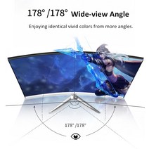 모니터 컴퓨터 4k 38인치 40인치 42인치 60인치 모니터데스크탑 컴퓨터 1080 hz 1ms 게임 디스플레이에 대, 04 black1k 144hz curved