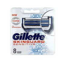 질레트 스킨텍 면도날, 8개입, 1개