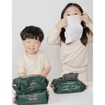믿고쓰는 닥터바이오 프리미엄 베이비 물티슈 70매 샘플팩 10팩 캡형 아기물티슈, 1BOX(10팩)