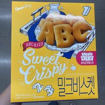 Sweet Hug 스위트허그 ABC&123 밀크비스켓 300g (50g X 6개)