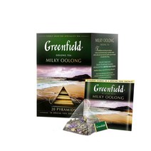 Milky Oolong Greenfield Milky Oolong Pyramid Collection 20 Pyramids In Special Foil Sachets Oolong