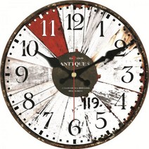 재미 있는 치과 의사 사무실 치과 치료 소박한 대형 벽시계 장식 침실용 Horloge Murale 보육 무음 시계 아트, 12824_16inch(40cm)