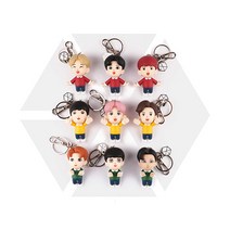 엑소 (EXO) - 피규어 키링 열쇠고리, 1개, 수호