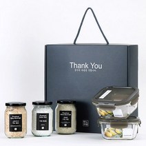 정민이네샵 락앤락밀폐용기2조+국내산소금3종 5종선물세트 돌이벤트선물 소금세트 고급선물세트 단체선물 명절선물 추석단체선물