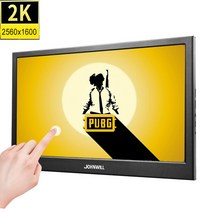 노트북 보조 서브 휴대용 모니터 와이드 미러링 10.1 인치 2k ips hd lcd, 10.1인치 2K 터치