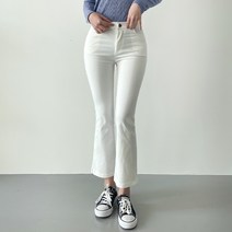 잘빠진 여성용 스판 부츠컷 팬츠