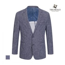 인디안 TREMOLO 남성 투톤 믹스 잔패턴 자켓_TRNFUVY1236