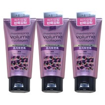 엘라스틴 콜라겐 & 아미노산17종 힘없는 모발용 탄력강화 볼륨 트리트먼트 300ml x 3개