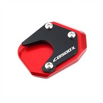 오토바이 부품 혼다 용 CBR500R CB 2013-2022 오토바이 CNC 킥 스탠드 풋 사이드 확장 패드 서포트 플레이, 01 CB500X Red