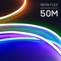 LED 네온플렉스 50M 줄조명 LED선 네온사인만들기, 쿠팡업 웜화이트, 쿠팡업 본상품선택