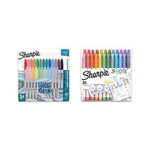 샤피 퍼머넌트 마커 파인 포인트 미스틱 보석 24개, Markers + Highlighters 24 Coun
