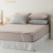 세미 마이크로 밴드고정 침대패드 6color SS/Q/SK, 04_올리브