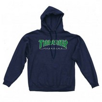 트레셔 Outlined Hood Navy