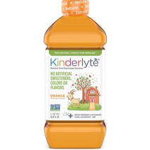 Kinderlyte Natural Oral Electrolyte Solution Orange 킨더라이트 천연 구강 전해질 용액 오렌지 1L