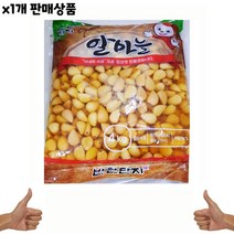 식자재 도매 유통) 초절임알마늘(반찬단지 4k) 1개, 1, 본상품선택