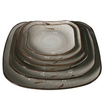 설화 사각접시, 12인치(LK10-22), 1개