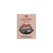 올가 간식 누룽지샌드 화이트초코 100g(12.5g 8) 탕비실 회사 어린이 성인 캠핑 차박 홈파티 영화 선물, 25개
