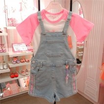 로엠걸즈 NC05 데님 멜빵 숏팬츠 RGTJ21S3C