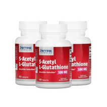 [3세트] 자로우 S-아세틸 L-글루타치온 100mg 60정 아세틸글루타치온 Glutathione, 3개, 60개