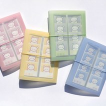 데코포켓 파일 앨범 바인더 보관 수납 인생 네컷 4컷 사진 스티커 6컷 -735056NH, 딜라이트몰 블루