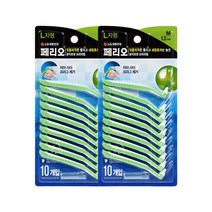 페리오 치간칫솔 L자형 M 1.2mm, 10개입, 2개