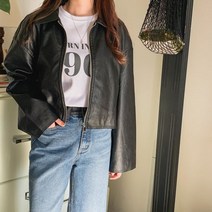 오슈 여성 다가오는 봄 미리 준비하는 감상적인 반팔티