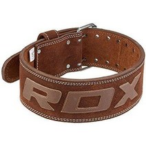 RDX 영국 현물 스쿼트 웨이트스트랩 웨이트트레이닝 진피벨트 허리보호대, 01 브라운 기본 단추