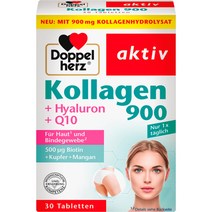 도펠헤르츠 콜라겐900+히알루론+Q10 캡슐 30st 36g