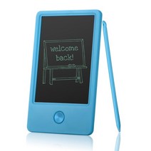 NewYeS 4.5 인치 LCD 드로잉 태블릿 디지털 그래픽 필기 드로잉 쓰기 패드 선물, 파란색