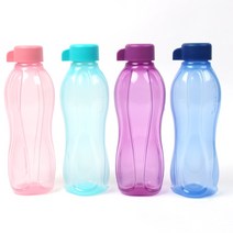 [타파웨어] 에코 물통주니어 500ml 물병 텀블러 휴대용, 퍼플