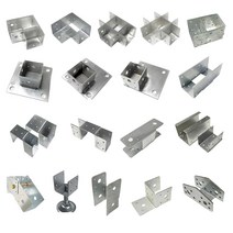 사각파이프조인트 50X50 각파이프조립식연결부속, 사각조인트 용머리 파이프교차용, 1개