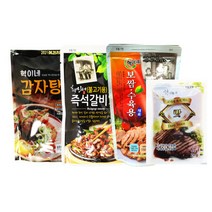 혁이네 소스 패키지 보쌈4+갈비4+감자탕2+맛소스10