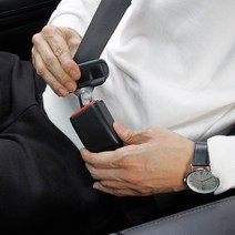차량용 안전벨트 연장클립 카시트 임산부 확장 벨트, 25mm타입 (확장형) 블랙