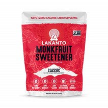 Lakanto Classic Monk Fruit Sweetener 라칸토 클래식 몽크 프루트 스위트너 설탕 235g, 1개