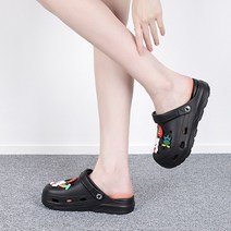 준디자인 4cm 여성 EVA 쿠션 워터 아쿠아 젤리슈즈 발편한 샌들 푹신한 장식 키높이 통굽 슬리퍼 여름 물놀이 바캉스 시원한 실내 외출용 실내용 굽있는 굽높은 젤리 여자