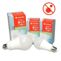 오스람 레드밴스 살균 탈취 LED 항균 전구 램프, 1개, 오스람LED 향균 13.5W(주광색_흰빛)